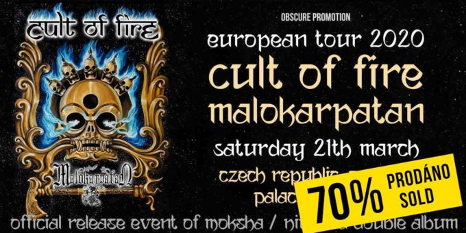 Cult Of Fire / Malokarpatan (9. 5. 2020, Praha, Akropolis)