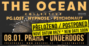The Ocean Collective, Pg.Lost, Hypno5e, Psychonaut @ Underdogs', Praha
