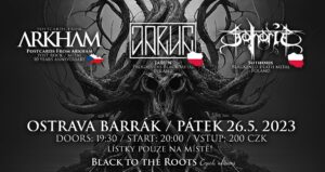 BLACK TO THE ROOTS - CZECH SHOWS: POSTCARDS FROM ARKHAM, JARUN & SOTHORIS @ Barrák, Ostrava