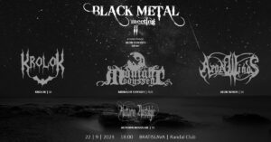Black metal meeting II. @ Randal club, Bratislava