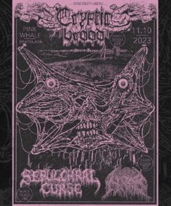 CRYPTIC BLOOD + Sepulchral Curse + Hrob @ Pink Whale, Bratislava