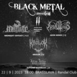 Black Metal Meeting II. v Bratislave (22.9.2023)
