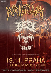 KRISIUN + Beast + Schizophrenia + Triagone @ Futurum Musicbar, Praha