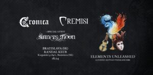 Cronica / Cremisi /Sinners Moon @ Randal club, Bratislava