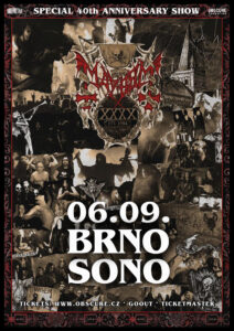 Mayhem - Special 40th Anniversary show - Brno @ Sono Music Club, Brno